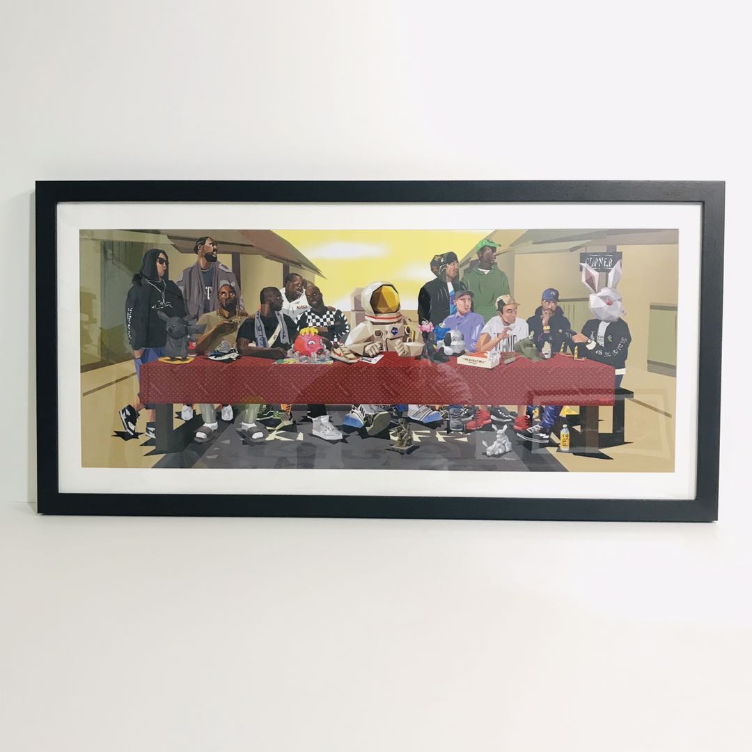 nine潮流巨头最后的晚宴陈冠希藤原浩nigokaws侃爷装饰画