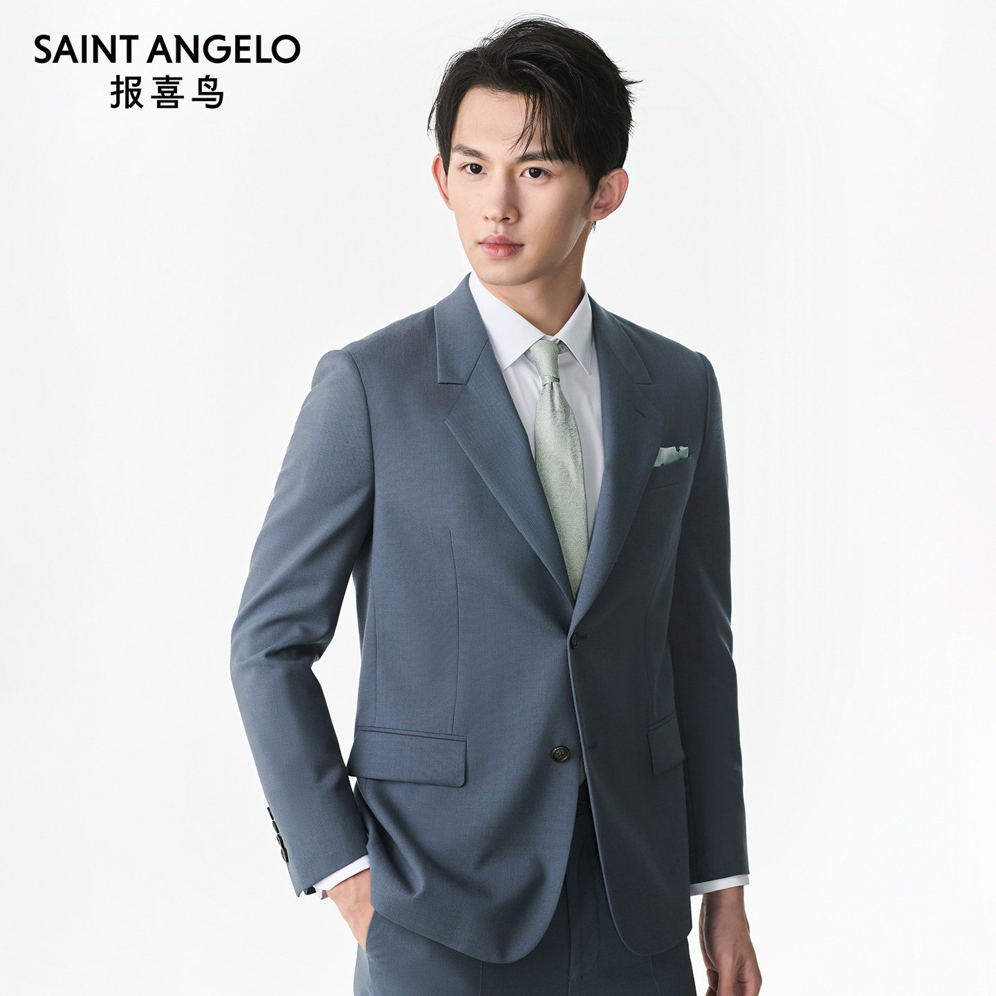 报喜鸟春季新款商务正装西服西装