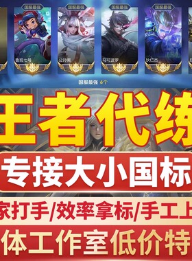 高端代打王者荣耀代练国服小国标省标金小魔方牌称号巅峰赛包拿标