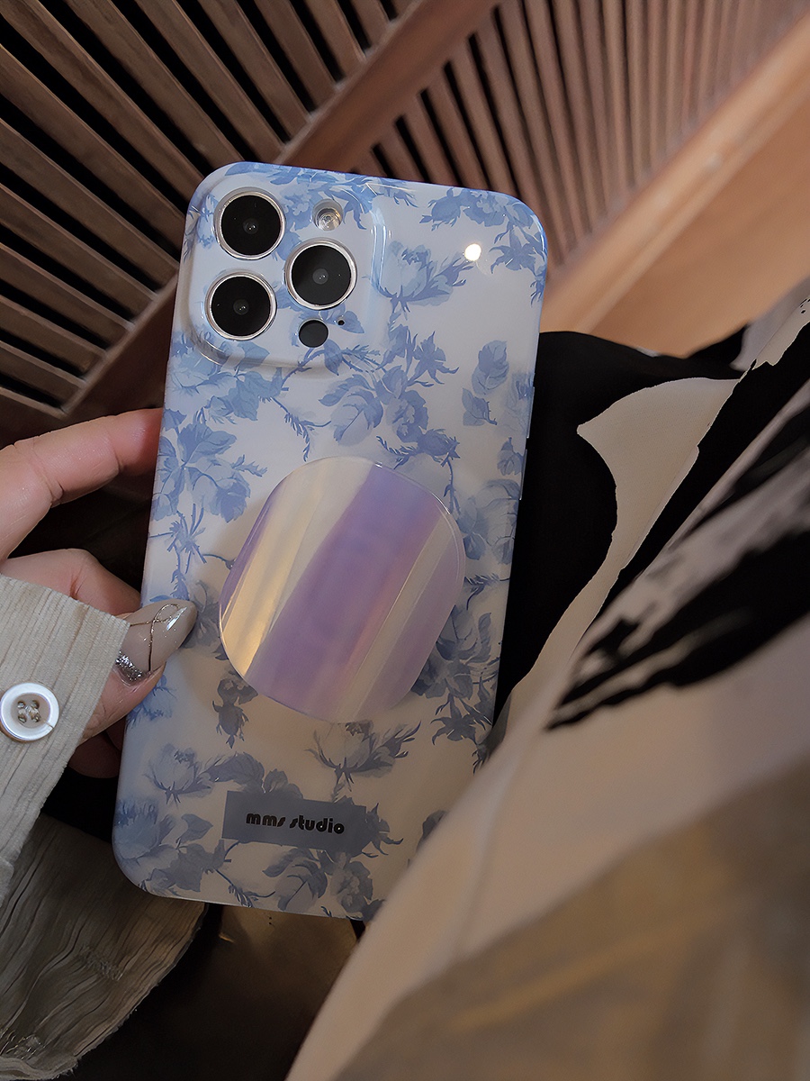 法式手机壳碎花复古iPhone15复古