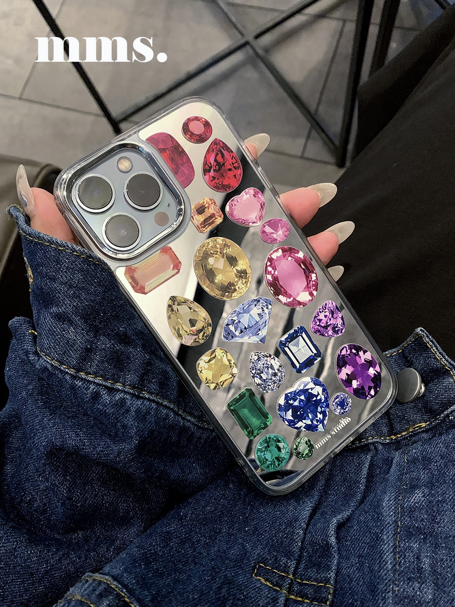 彩色钻石镜面小众iPhone14高级