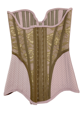 乳胶连体塑身衣收腹产后塑形托胸束腰带腰背夹腰封女