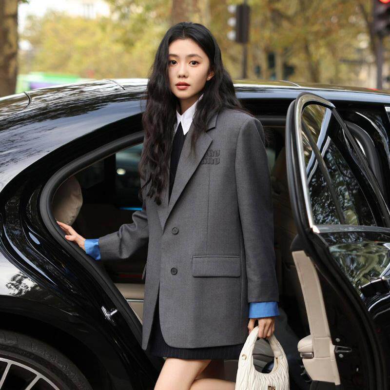 常规高级感长袖西装女装气质外套