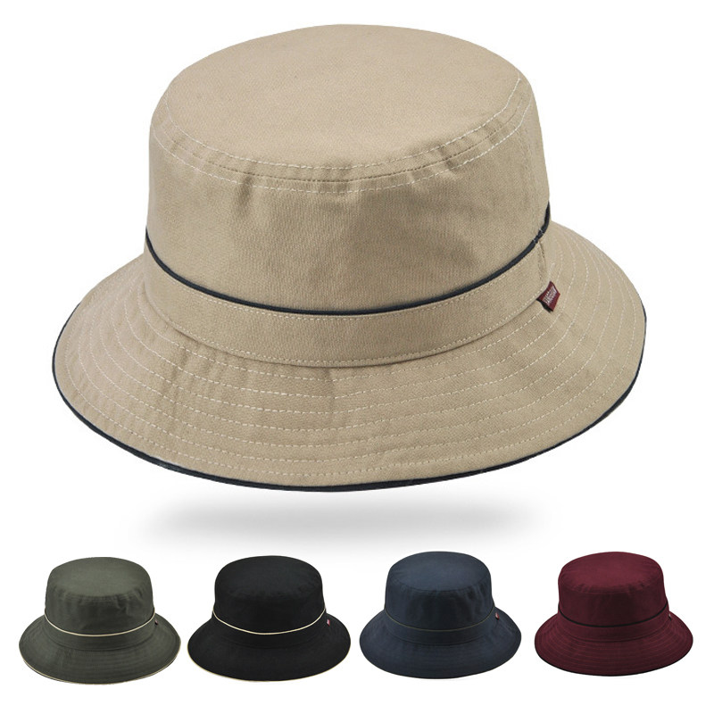中老年人渔夫帽夏男士遮阳爸爸太阳帽中年男老人男帽春秋老头帽子