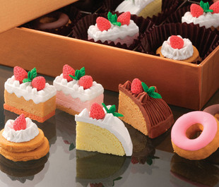 文具 包邮 可拆卸 橡皮擦 创意可爱造型韩版蛋糕学生奖品礼品