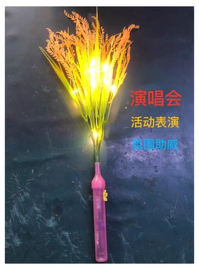 学生开学演唱会手持发光稻穗灯