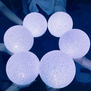 舞蹈道具手持灯球手拿月亮发光圆球灯合唱氛围成人跳舞表演出元旦