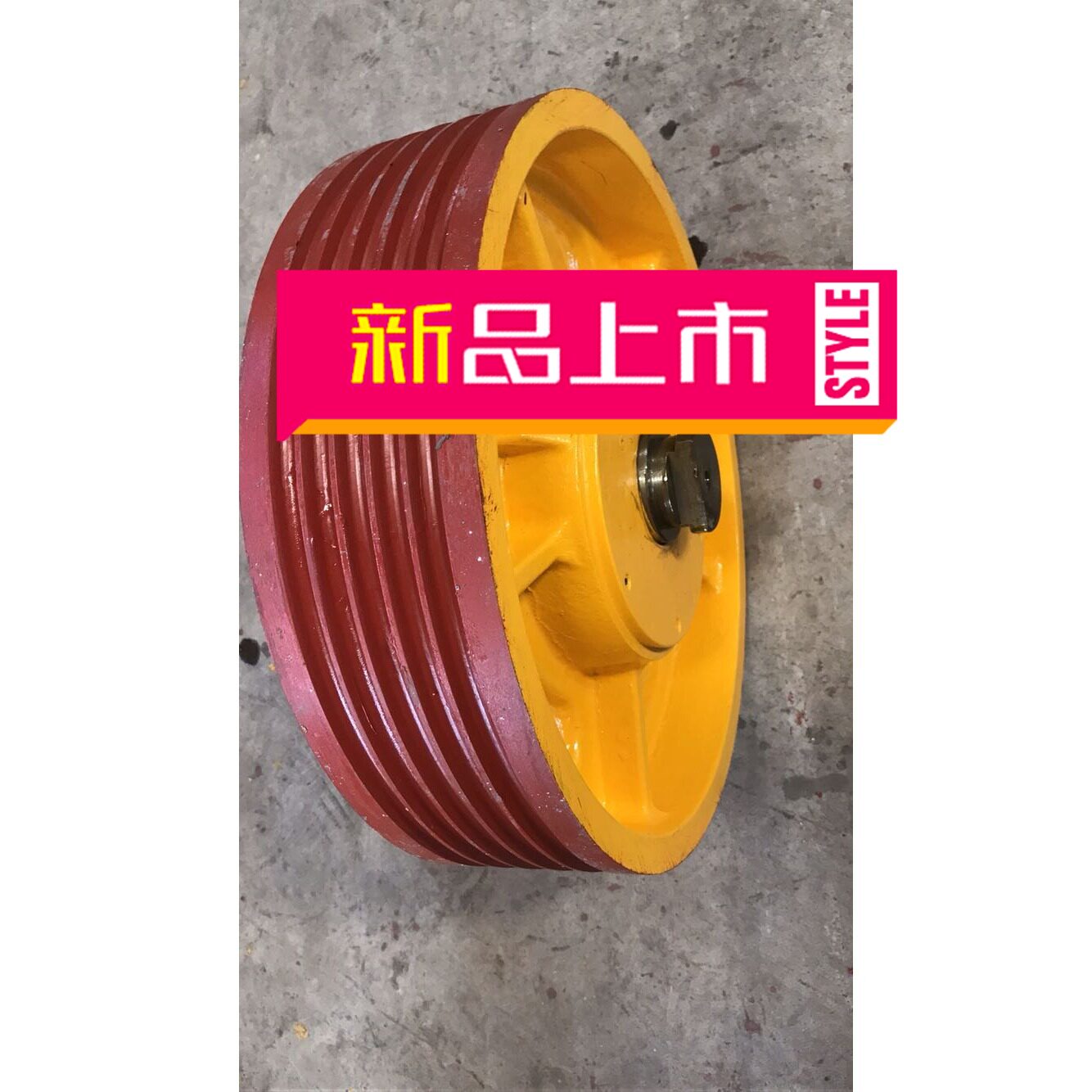 蒂森电梯对重反绳轮 铸铁蒂森电梯绳轮