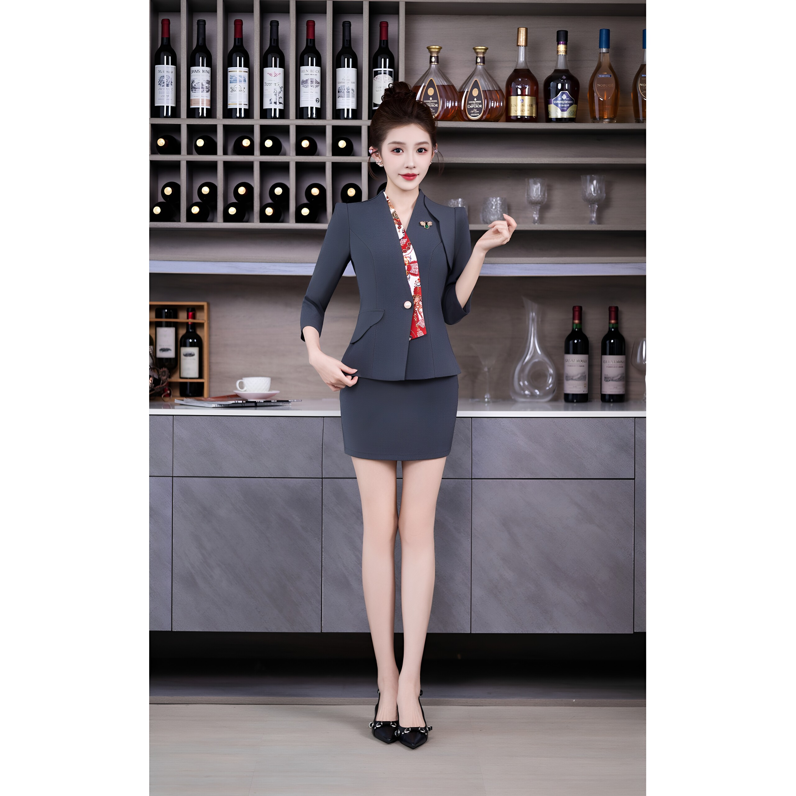 夜总会KTV工作服酒店服务员工装