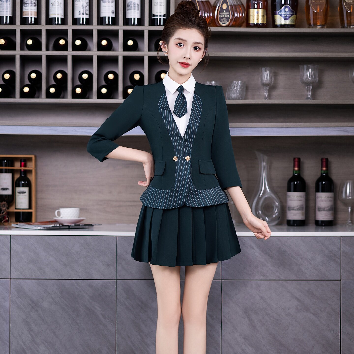 KTV酒店SPA秋冬新款工作服