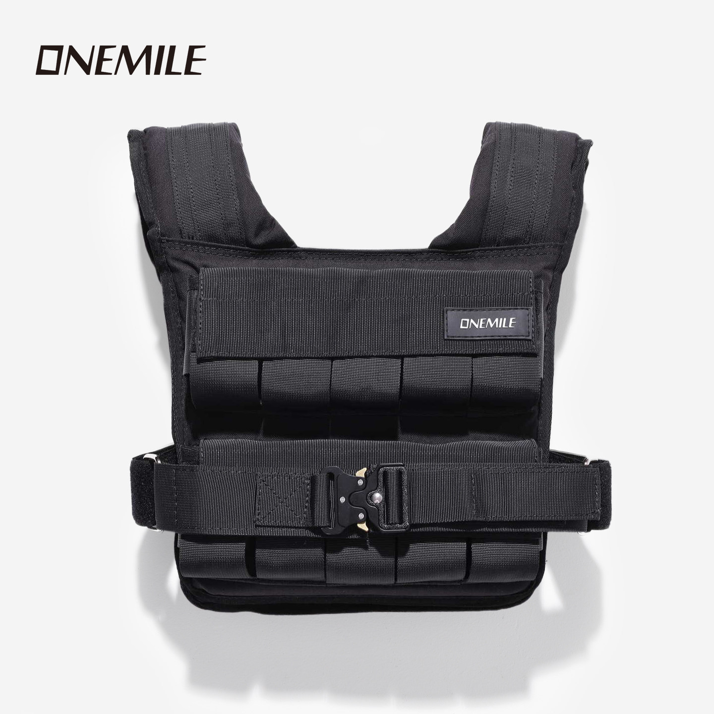 ONEMILE负重背心专业级男可拆卸调节铁块健身体能训练克里斯同款