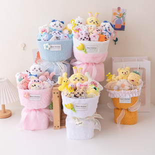 吉伊玩偶乌萨奇表白七夕送情人节礼物卡通同学小八女友花束毛绒