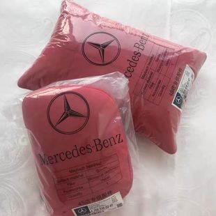 奔驰包装 腰枕 汽车头枕护颈枕迈巴S级赫四季 宝马座椅通用靠枕同款