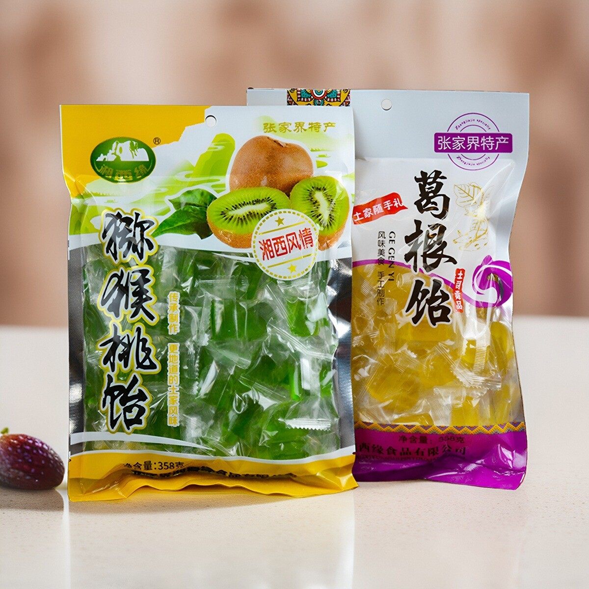 湘西缘葛根饴猕猴桃饴软糖湖南张家界旅游特产小吃零食特色糖果礼,零食/坚果/特产,软糖/果味糖/凝胶糖果,淘宝优惠券,粉丝福利购,淘宝优惠卷