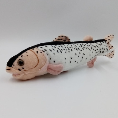 美国仿真公仔毛绒玩具虹鳟鱼鱼