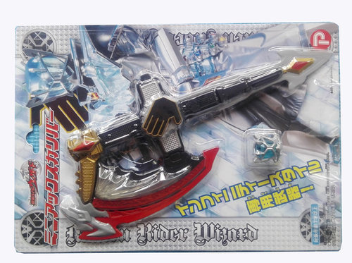 日本原单~非万dai 假面骑士Wizard DX 法师 辉煌斧 无限戒指 模型
