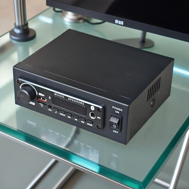 80W功放机大功率家用音响HiFi功放发烧功放 电脑桌面蓝牙功放