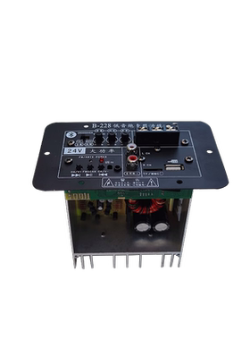 货车24V200W8-12寸车载全音纯低音功放板大功率对管主板低音炮芯