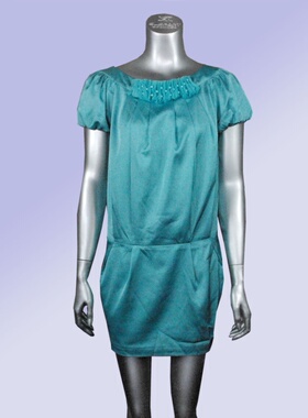 100元4件清仓!淑女春夏OL气质低腰连衣裙M*choice蒙*诗M11CF281