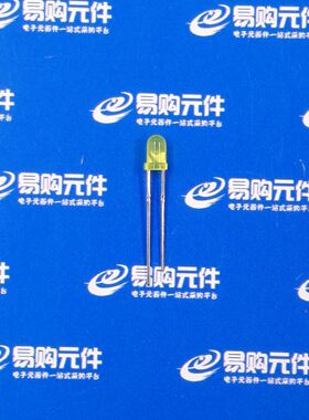 3mm 黄发黄 短脚雾状LED 发光二极管 匡通原装 3AY2UD09 (10支)