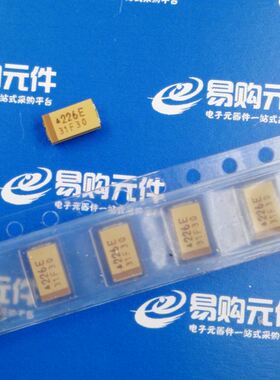 22UF 25V 7343钽电容D型K档 10% TAJD226K025RNJ AVX编带