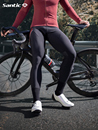 专业骑行装 Santic森地客6 保暖单车裤 男款 备 14度秋冬抓绒骑行裤