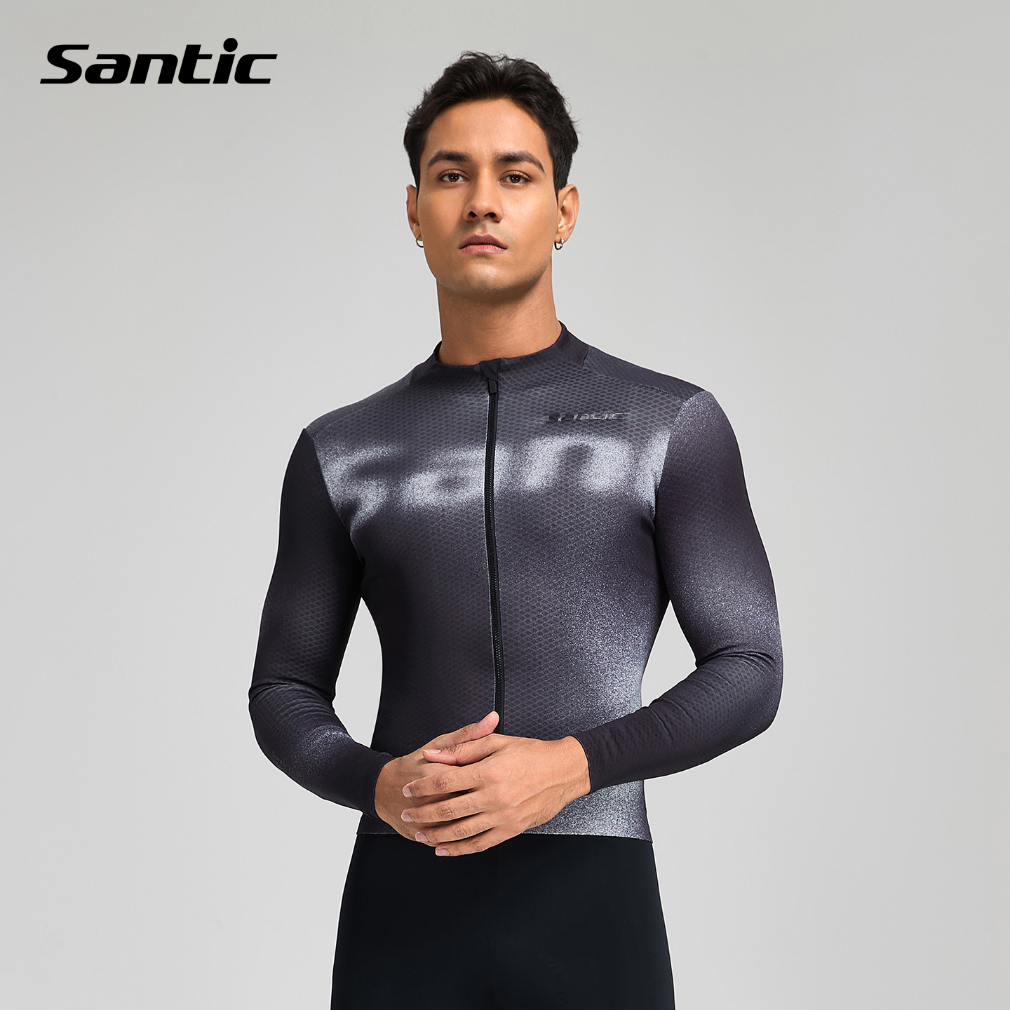 Santic森地客抓绒骑行服男女骑行套装公路车自行车保暖反光单车服