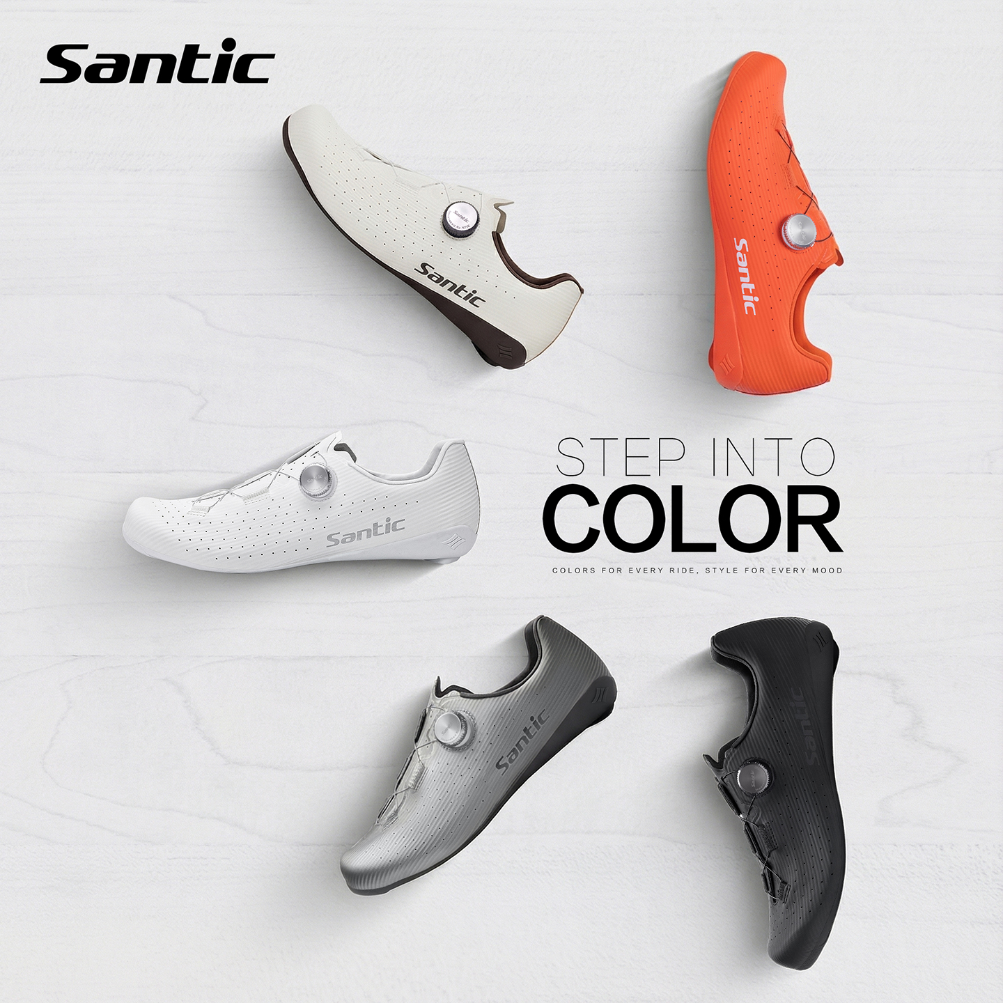 Santic森地客碳纤维公路锁鞋