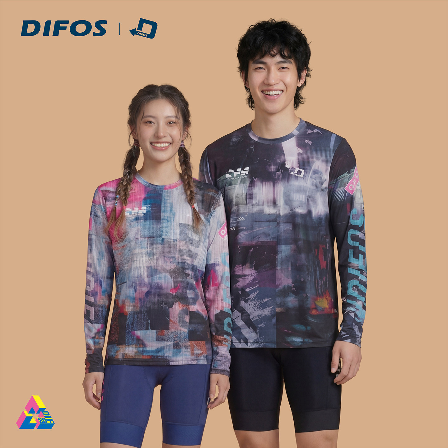森地客DIFOS骑行服防晒T恤情侣款