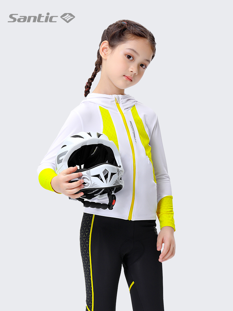 森地客男女童夏季防晒长袖骑行服