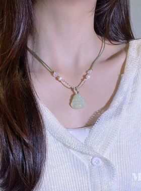 天然高档佛公吊坠弥勒佛玉佛吊坠