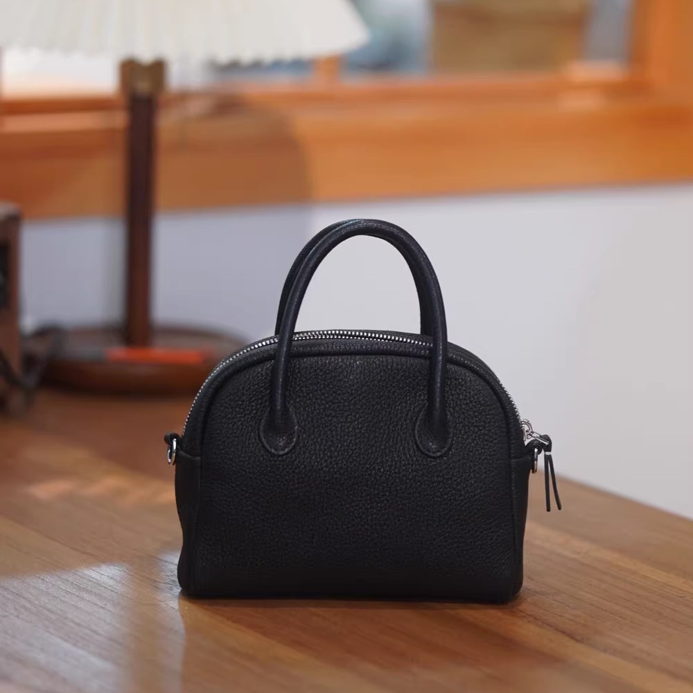 小鹿包 鹿皮包包 羊绒内里不锈钢五金 手提斜挎包真皮简约女士