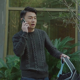 我的前半生陈俊生明星同款毛衣男大码新款韩版潮流宽松圆领加厚