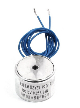 微型吸盘式直流电磁铁ZYE1-P20/15 DC5V6V9V12V24V 吸力2.5公斤