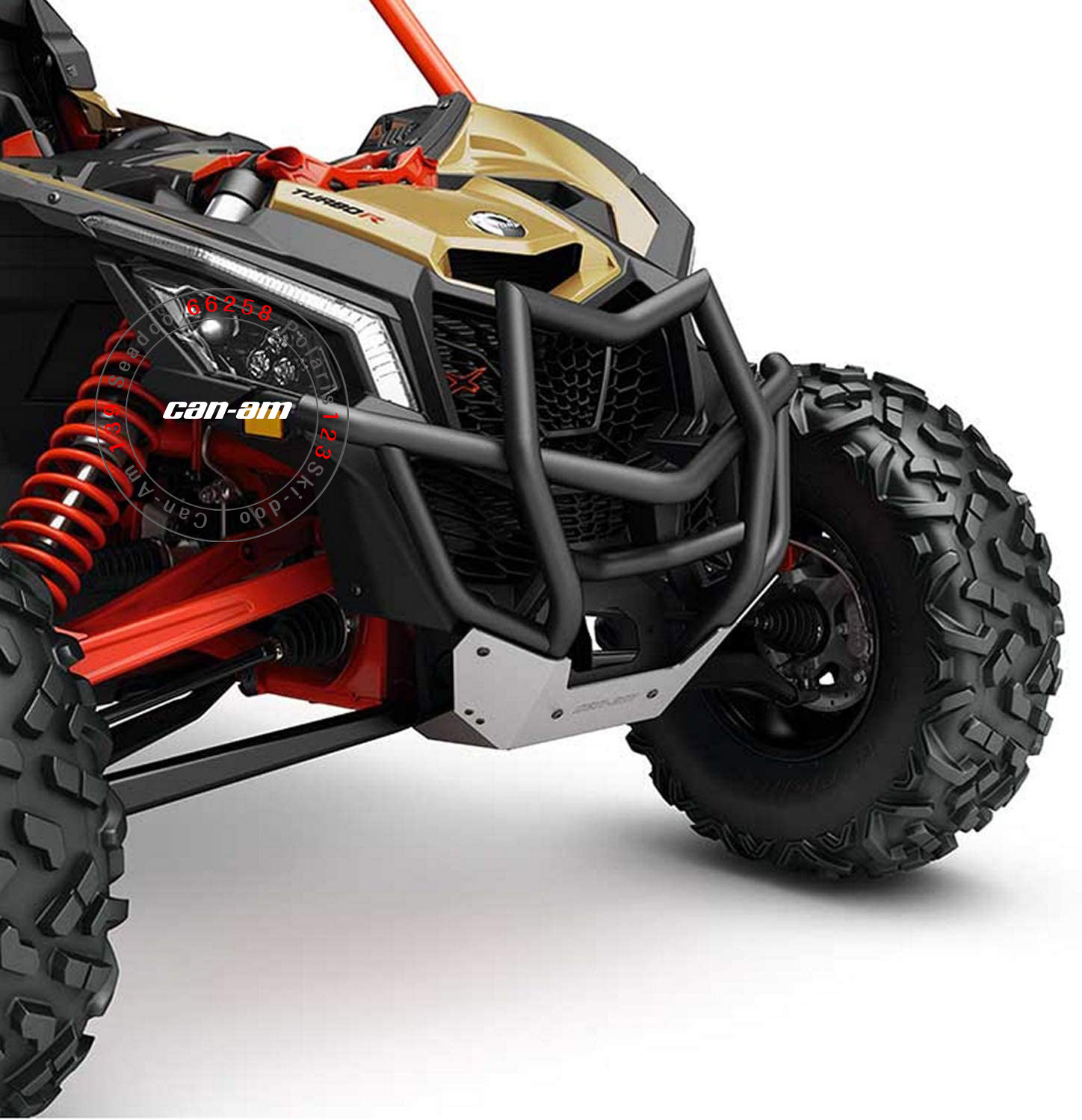 庞巴迪x3前杠保险杠后杠风档支架防腐涂层坚固耐用适用can-am热卖