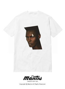MANTIS 原创设计Grace Jones雌雄同体T恤短袖纯棉