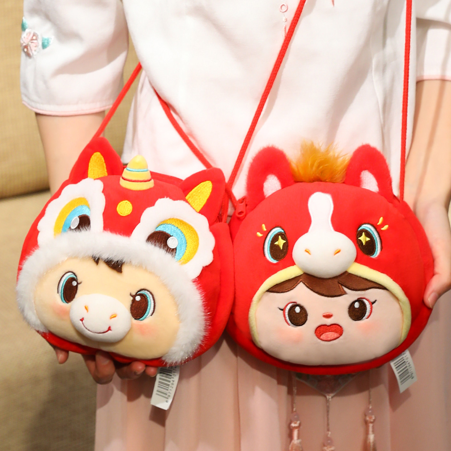 马年红包团圆小马挎包毛绒玩具零钱包吉祥物公仔玩偶娃娃公司礼品,玩具/童车/益智/积木/模型,毛绒/玩偶/公仔/布艺类玩具,淘宝优惠券,粉丝福利购,淘宝优惠卷