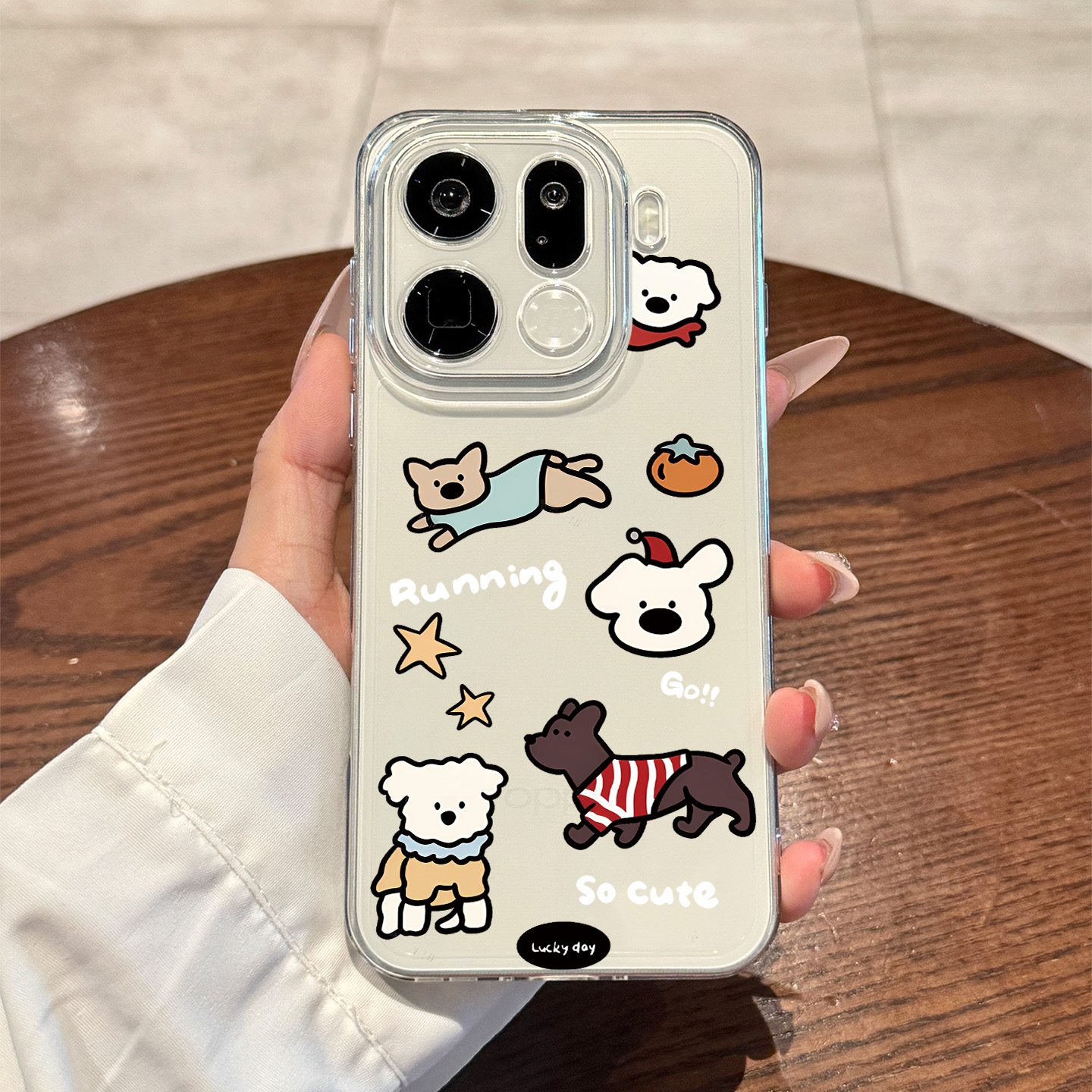 适用于oppofindx系列手机壳狗狗