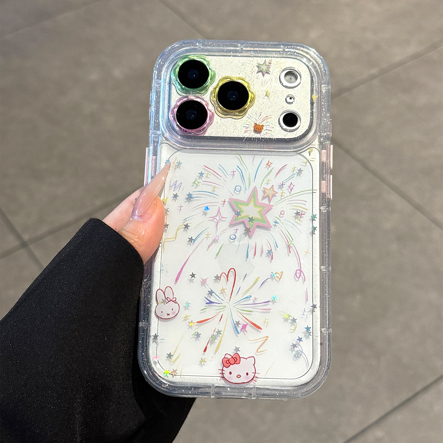 适用苹果17promax手机壳新款iPhone17烟花KT猫16pro全包镜头防摔15的透明14pm女款好看高级感保护套硅胶超薄,3C数码配件,手机保护套/壳,淘宝优惠券,粉丝福利购,淘宝优惠卷