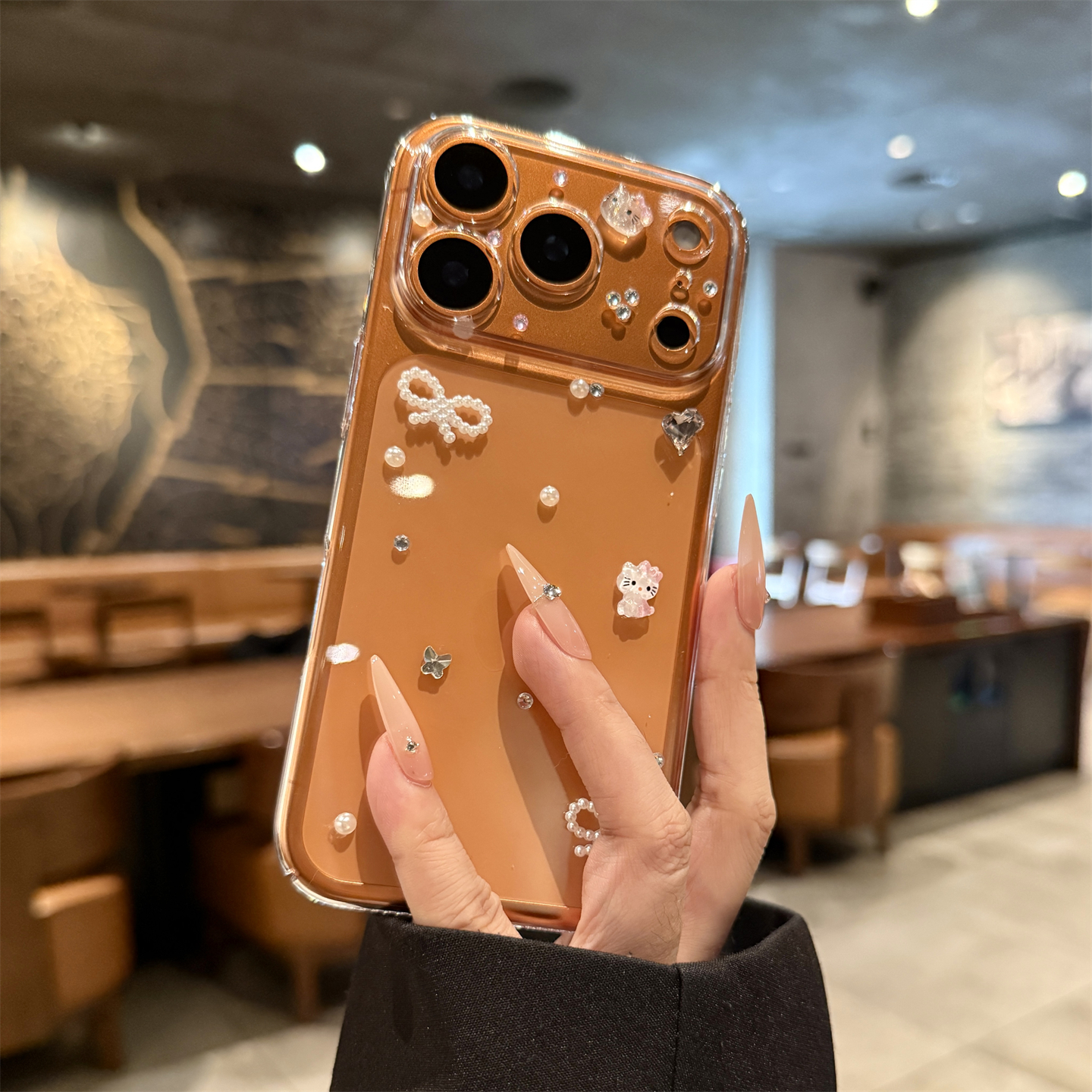 适用苹果17promax卡通kt猫手机壳