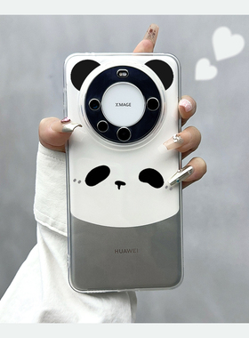 圣铂适用华为mate60手机壳新款mate60pro+熊猫mate70高级感mate70pro镜头全包防摔50透明硅胶40epro简约女款