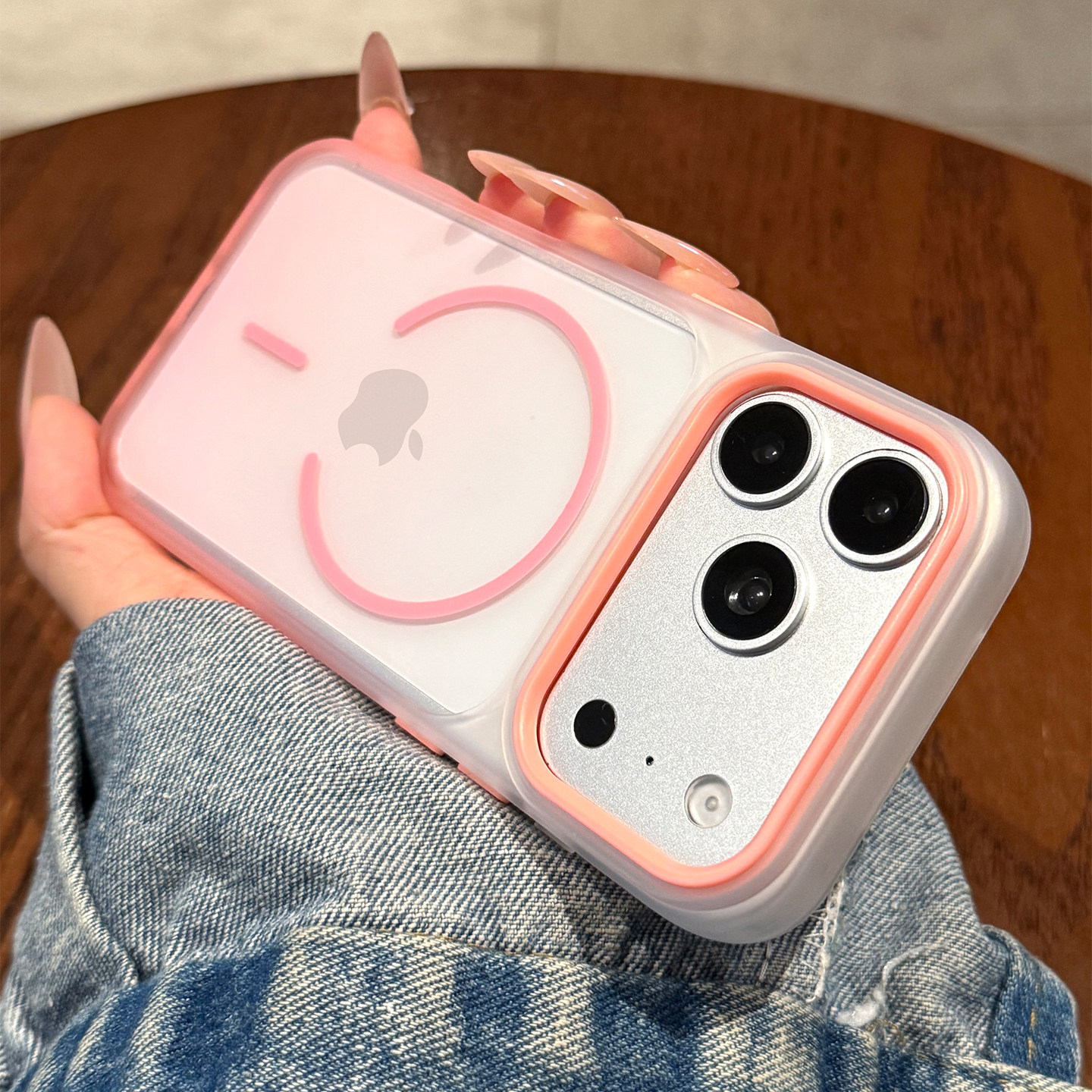 适用苹果18promax手机壳新款iphone18pro超好看17粉色女款16小众高级感15全包防摔pm透明硅胶por超火ip保护套