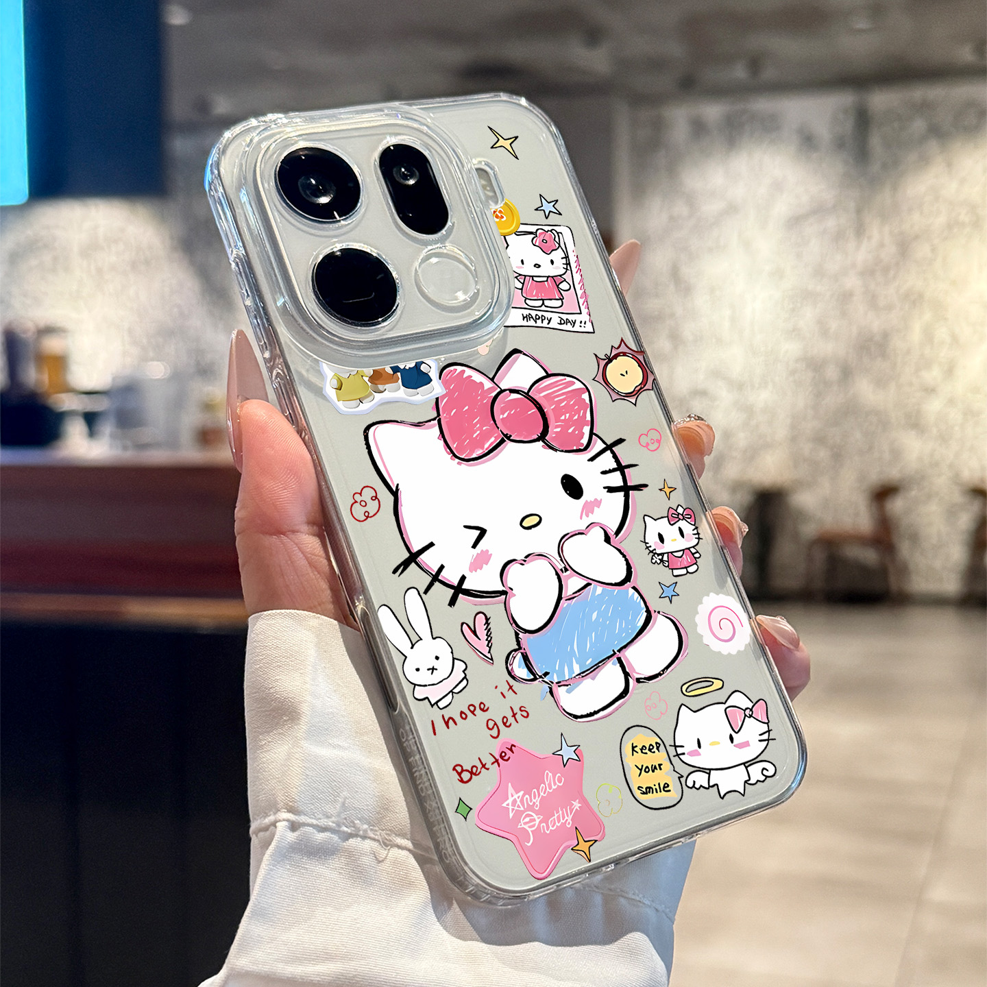 适用于oppofindx手机壳kt猫