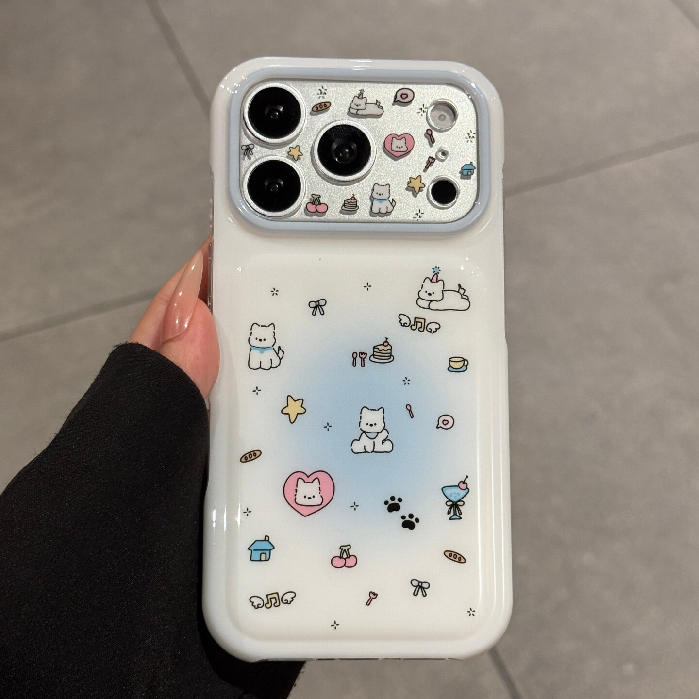 适用苹果18promax手机壳新款iPhone18pro蓝白西高地17高级感个性小众16的全包镜头防摔15女款超薄硅胶外壳pm