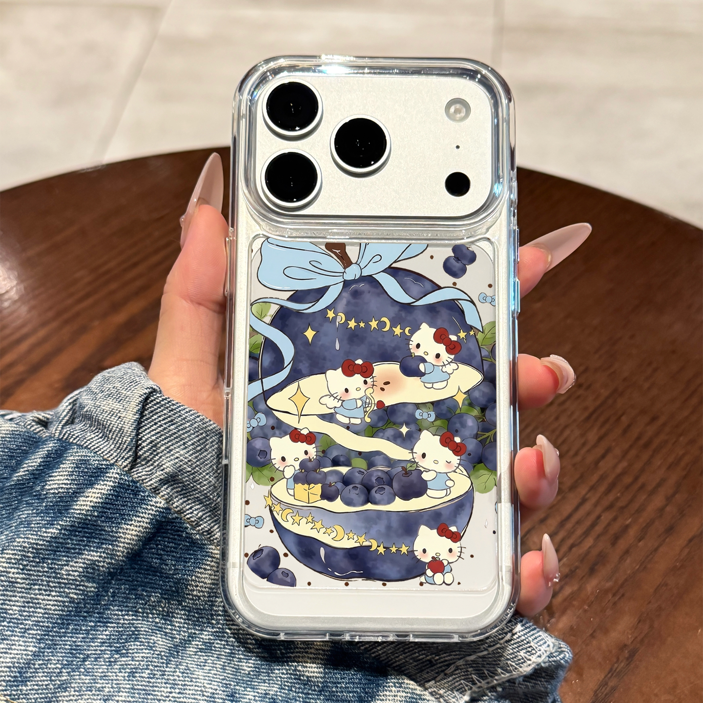 适用苹果17promax手机壳新款iPhone17蓝莓kt猫16pro高级感15全包air防摔14超薄13plus透明硅胶pm的男女款好看