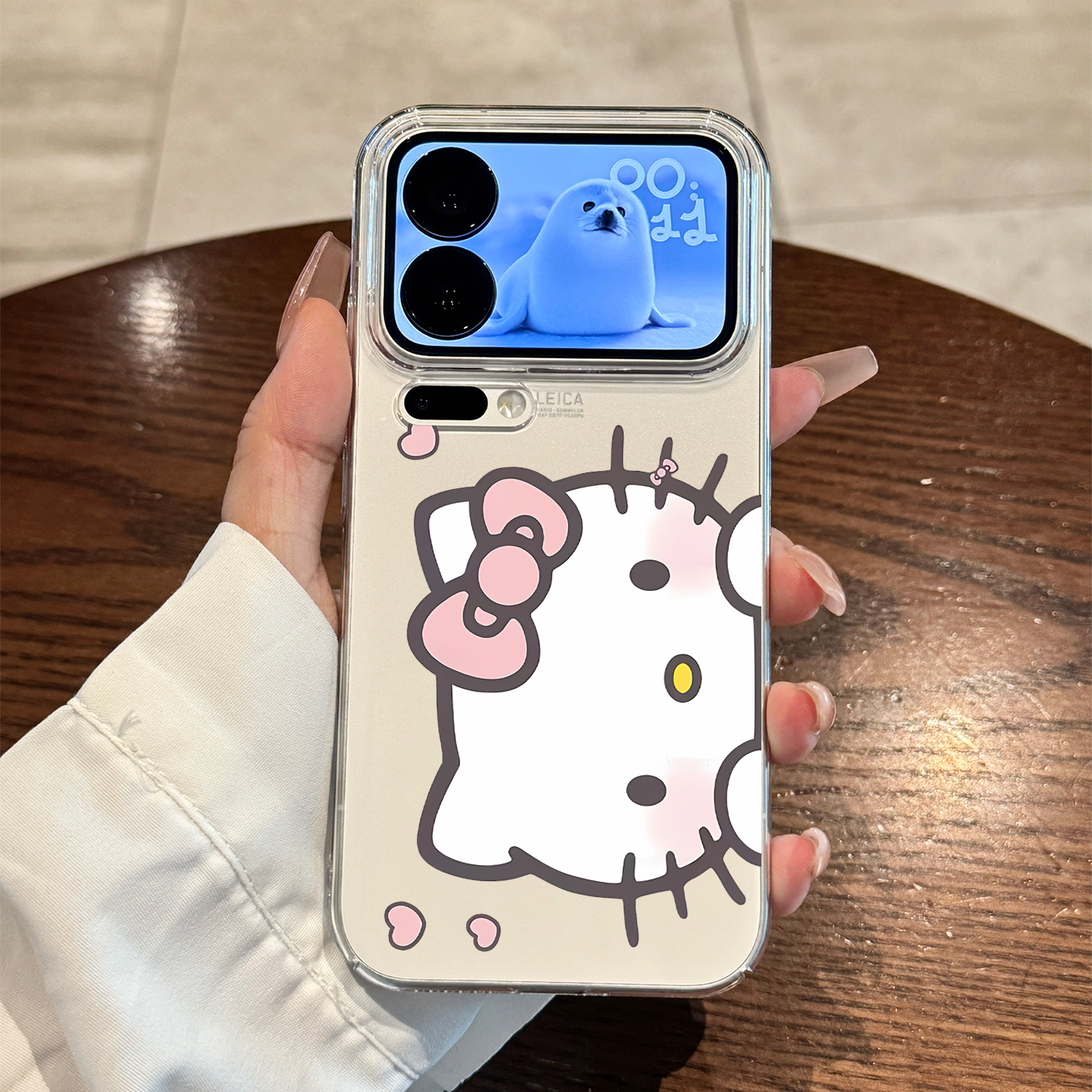 适用于小米17系列手机壳爱心kt猫