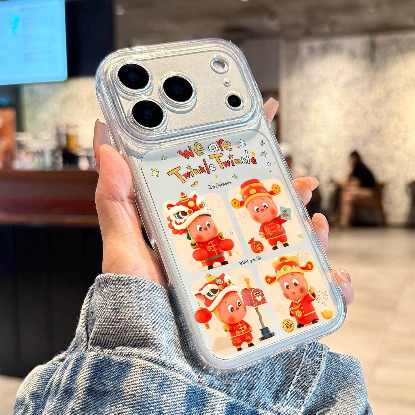 适用苹果17promax手机壳新款星星人iphone17pro高级感17全包防摔16透明pm硅胶15女款14小众13新年12卡通超薄,3C数码配件,手机保护套/壳,淘宝优惠券,粉丝福利购,淘宝优惠卷