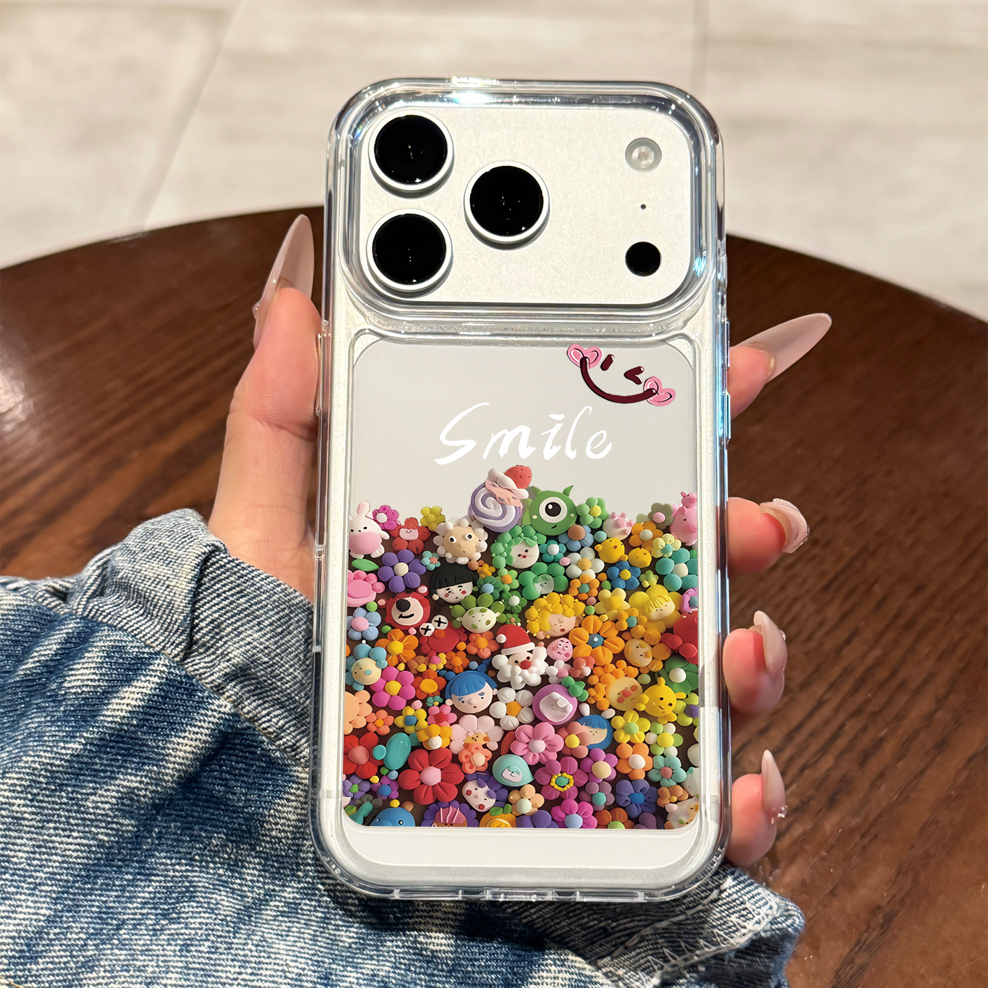 适用苹果17promax卡通小公仔外壳