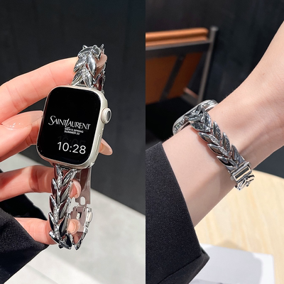 麦穗细钻金属表带iWatch