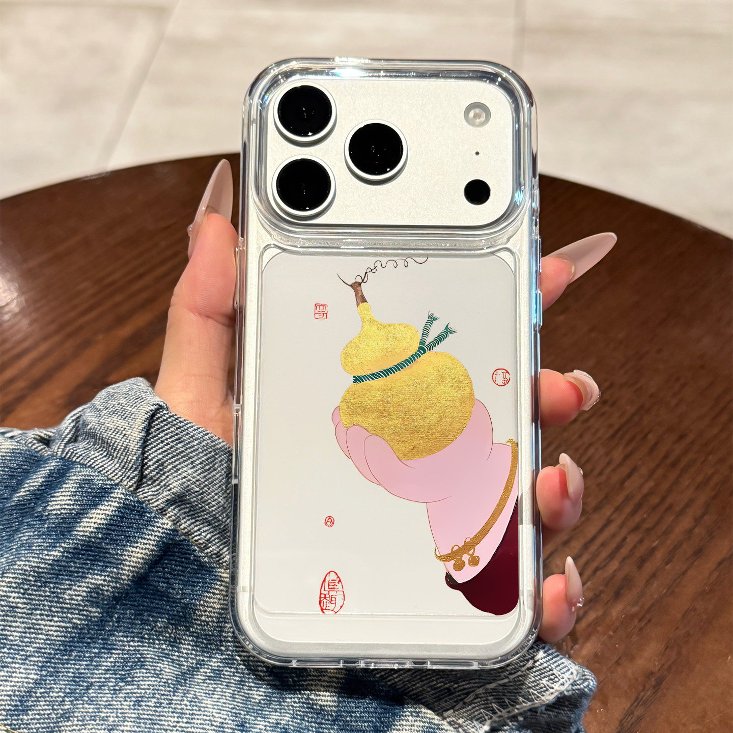 适用于苹果17promax手机壳新款iPhone17pro外壳16pro高级感15佛手葫芦14创意13卡通12个性11全包防摔pro男女